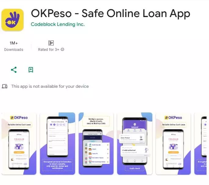 Guide to register OKPeso Loan App Step 1
